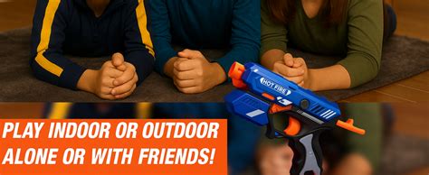 Graphene Blaze Storm Soft Bullet Shooting Gun Toy – Pull-Back Trigger ...