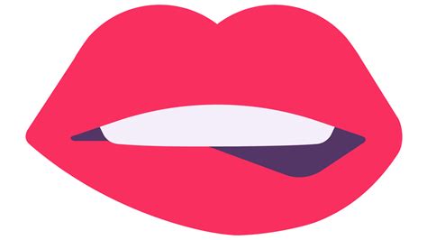 Biting Lip Emoji - what it means and how to use it.