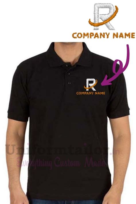 Buy Embroidered Polo Cotton T-Shirt | Uniform Tailor