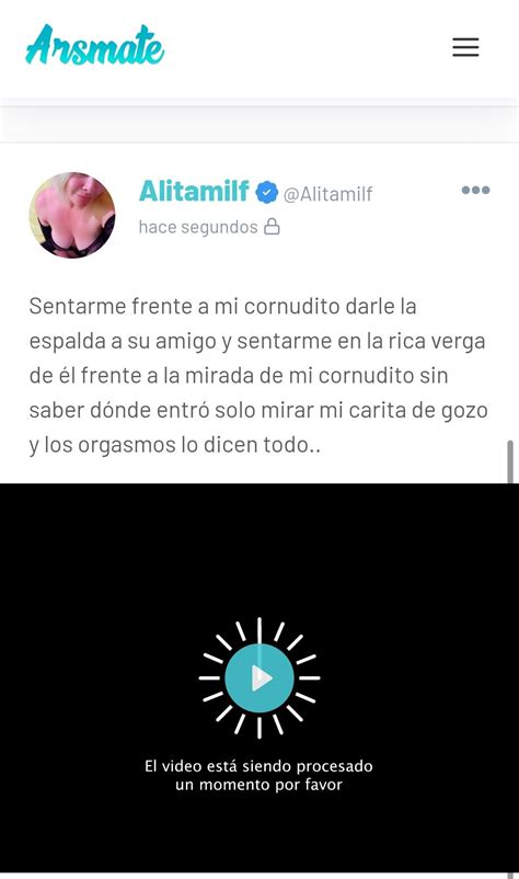 TW Pornstars - Alita Hotwife. Twitter. Video de 3 minutos en plataformas Onlyfans Arsmate ...