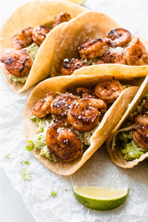 Blackened Shrimp Tacos with Slaw Recipe - Little Spice Jar