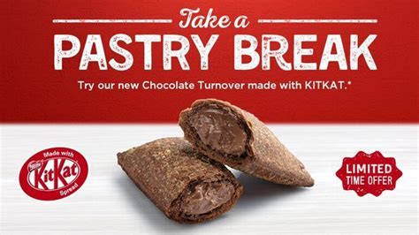 Candy Bar-Infused QSR Pastries : Chocolate Turnover