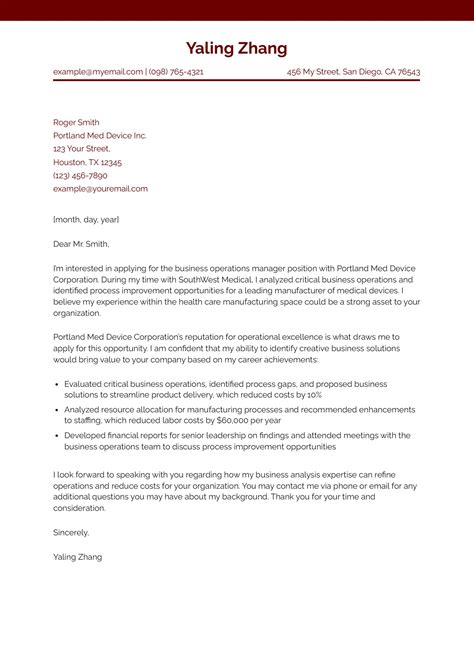 Business Letters Examples 的图像结果