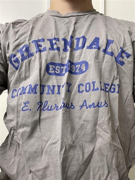 a shirt i got a while ago from my aunt. sorry its wrinkled, it said E ...