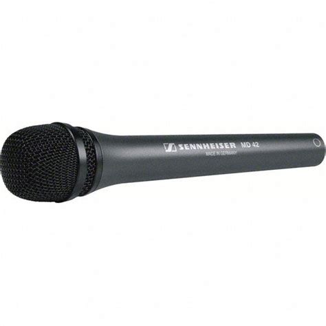 Sennheiser MD42 Handheld Omnidirectional Dynamic Reporter Microphone ...