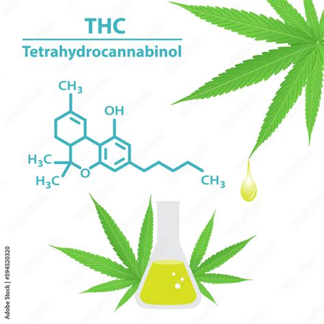 Image result for THC Molecule Vector