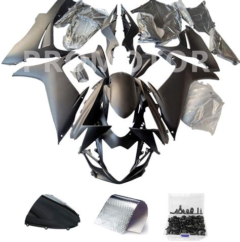 Buy ZXMT Motorcycle Fairing Kit Matte Black Fairings for Suzuki GSXR ...