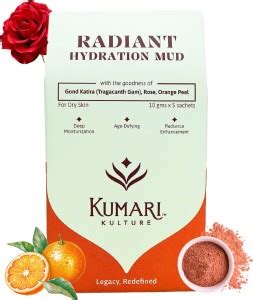 Kumari Kulture Radiant Hydration Mud FacePack Wrinkle prevention, Tan ...