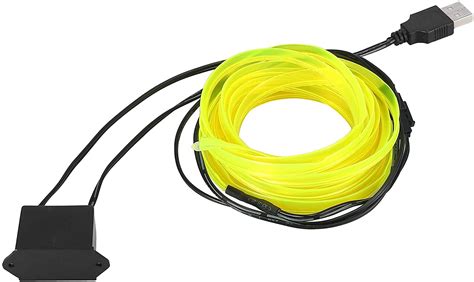 Automaze USB El Wire, 5M Neon Lights 5V with Fuse Protection for ...