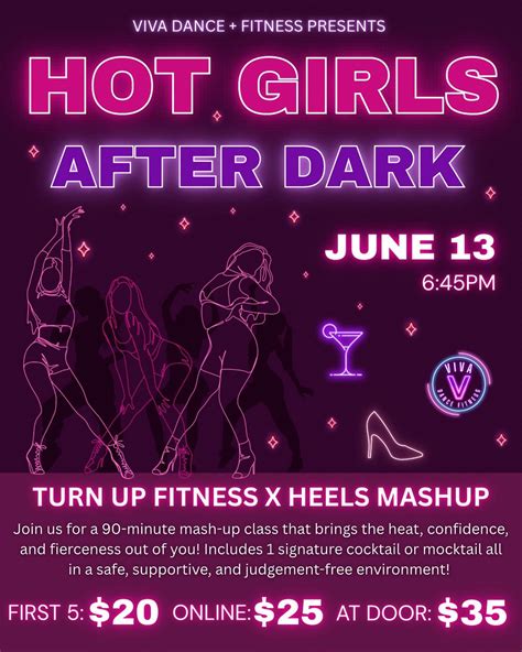 Hot Girls After Dark: Turn Up Fitness x Heels Mashup, Viva Dance ...