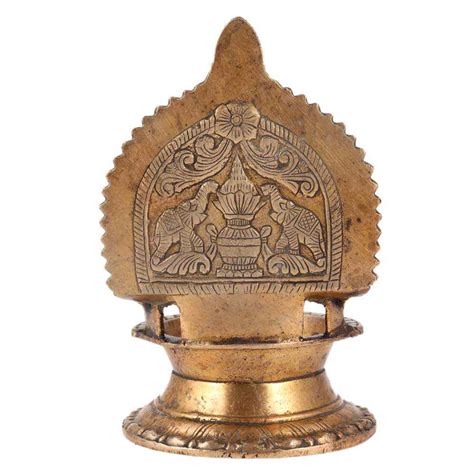 Brass Ashta Lakshmi Oil Lamp