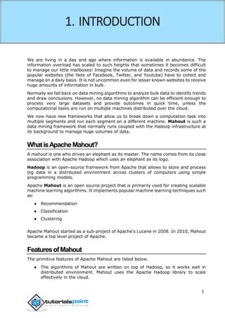 Image result for Apache Mahout Tutorial