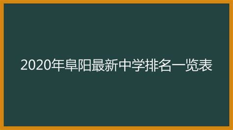阜阳三中2020级高一新生入学报名报到须知（内附录取名单）-阜阳市第三中学