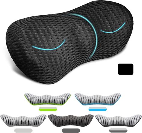Buy Memory Foam Lumbar Support Pillow for Office Chair, Car, Recliner ...