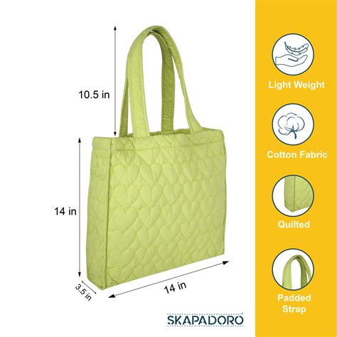 The Quilted Tote - All Hearts – Skapadoro