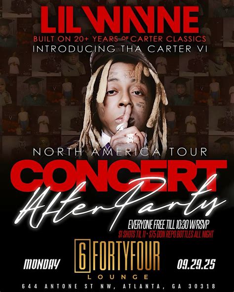 Vibez Of Atlanta Presents : Game Night Monday’s Lil Wayne Concert Party ...