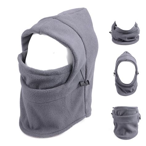 Buy Triwonder 6 in 1 Thermal Fleece Balaclava Hood Police Swat Ski Bike ...