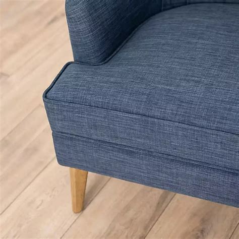 Navy Tufted Strand Accent Chair – Coozly