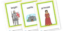 Castles and Knights Display Posters (teacher made) - Twinkl
