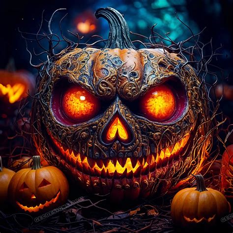 Scary Jack O Lantern Wallpaper