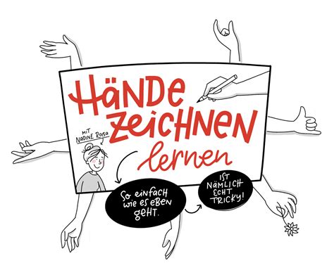 Hände zeichnen - Sketchnote Love