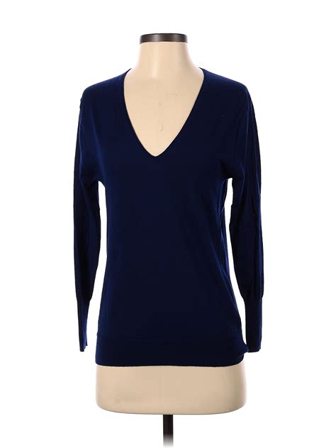 J.Crew Color Block Solid Navy Blue Pullover Sweater Size S - 74% off ...