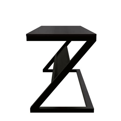 Buy Wooden Twist Z-Shaped Executive Study Desk Table laminated Top with ...