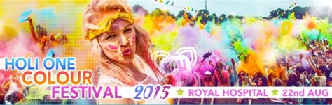 Dublin Holi One Colour Festival 2015 at Royal Hospital in Kilmainham ...