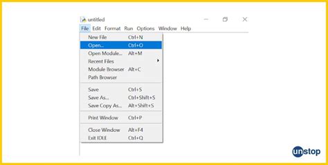 Open Idle Python 的图像结果