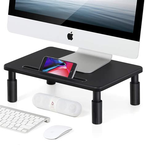 FITUEYES Computer Monitor Stand Riser Height and Angle Adjustable Multi ...