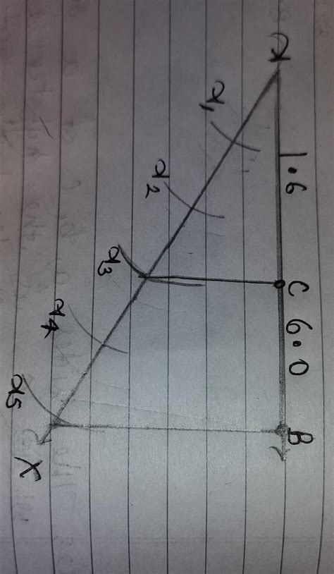 Draw a line segment of length 7.6 cm and divide it internally in the ...