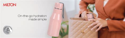 MILTON Super 750 Stainless Steel Water Bottle 650 ml, Single Walled ...