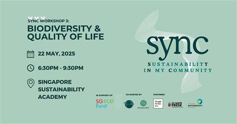 Sustainability workshop: Biodiversity Conservation & Quality of Life ...