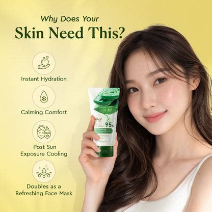 Jeju Aloe Fresh Soothing Gel Tube 300ml