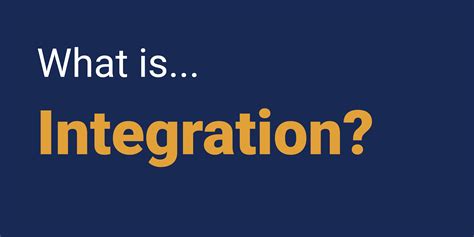 Image result for What Is Integration