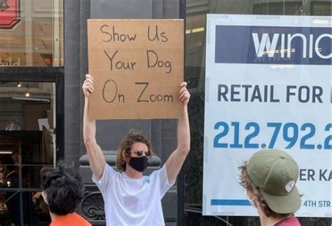 The famous "Dude with sign" from Instagram is the star of fashion ...