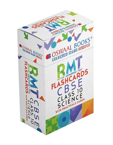 Oswaal CBSE RMT Flashcards Class 10 Science (For 2021 Exam) : oswaal ...
