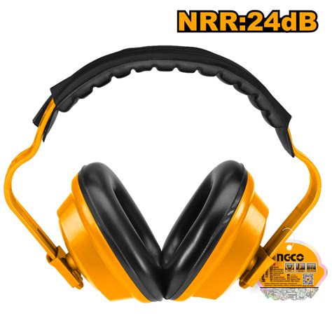 Ingco HEM01 Earmuff: Impact-Resistant ABS Shell, Soft Foam Pad, NRR 24 ...