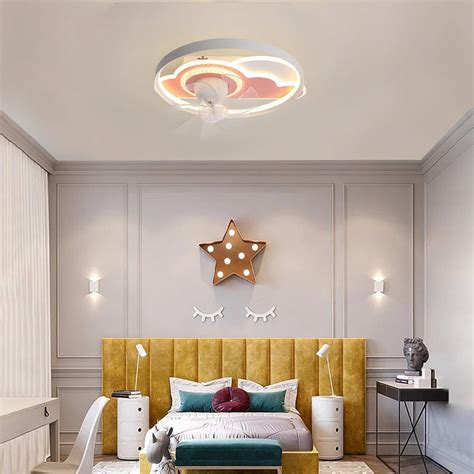 Cloud Kid's Room Chandelier Ceiling Fan with Remote Control – Harold ...