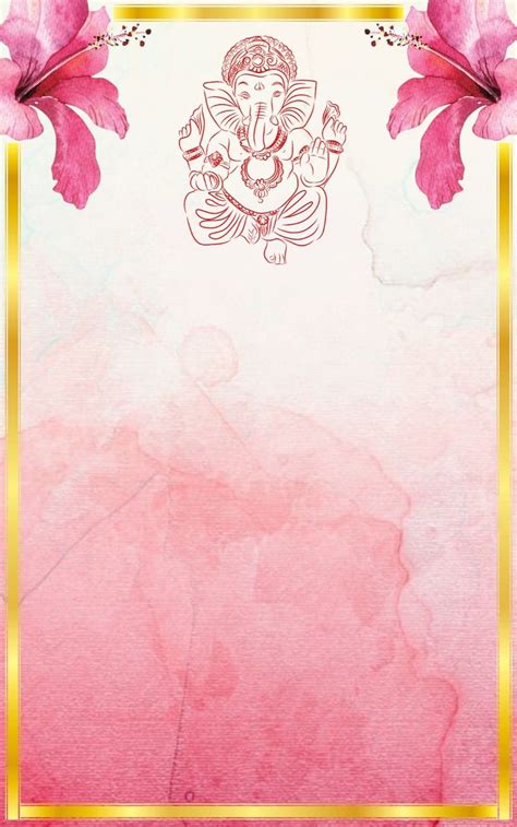 Lord Ganesha invitation template | Indian invitation cards, Ganpati ...