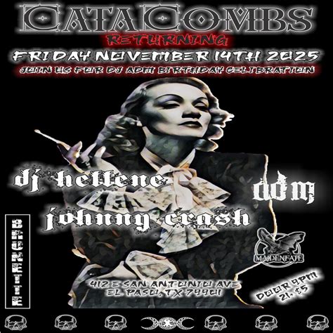 CATACOMBS II, Brunette Lounge, El Paso, 14 November 2025 | AllEvents
