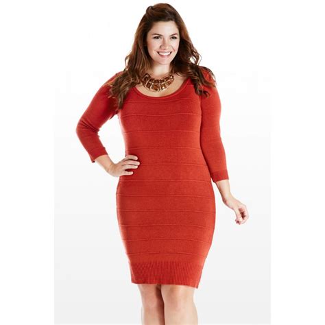 Plus Size Sweater Dress | DressedUpGirl.com
