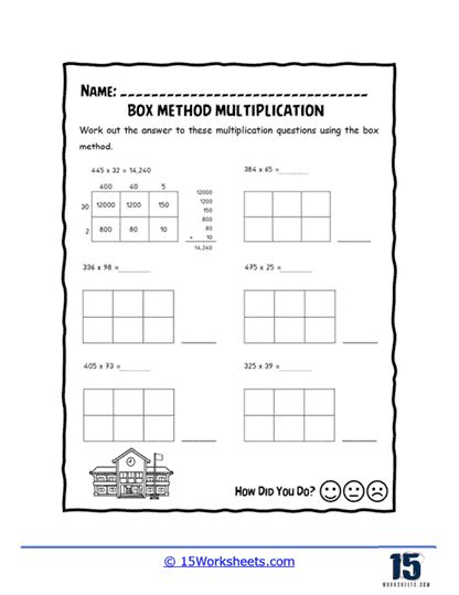 Image result for Box Method Easy Multiplication