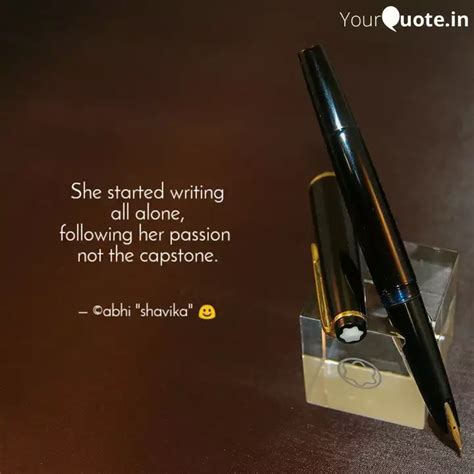 She started writing all a... | Quotes & Writings by ABHILASHA RAJ VERMA ...