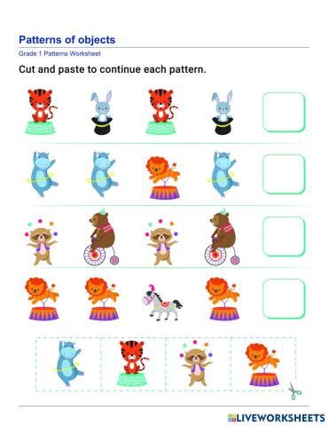 Image result for Common Core Math Grade 1 Pattern Worksheet