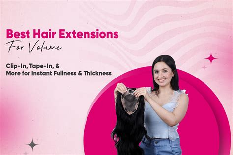 Best Hair Extensions for Instant Volume (clip-ins, tape-ins, & more ...