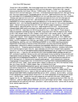 Fillable Online etsuv Cmir Form PDF 2c58c1312151d09e3b2b797aea43614f ...