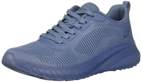 Buy Skechers Womens BOBS Squad Chaos - FACE Off Slate Sneaker - 6 UK ...