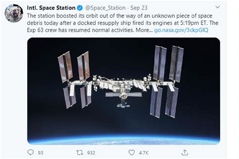 जानिए अंतरिक्ष के कचरे से बचने के लिए ISS को करना पड़ा कौन सा ऑपरेशन ...