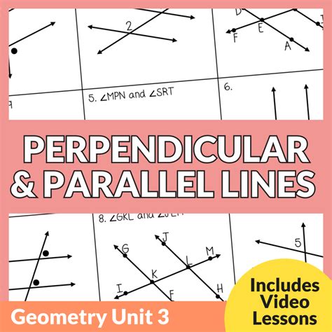 Image result for Parallel and Perpendicular Lines in Geometry